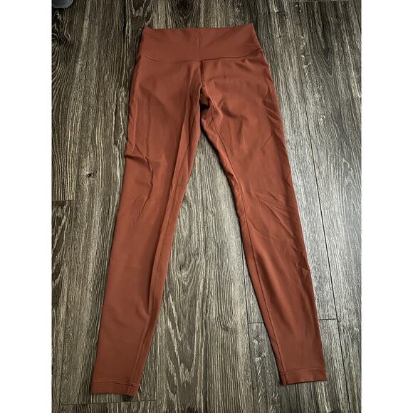 Lululemon Everlux and Mesh High-Rise Tight 25" Dark Terracotta Size 8 - Picture 1 of 6